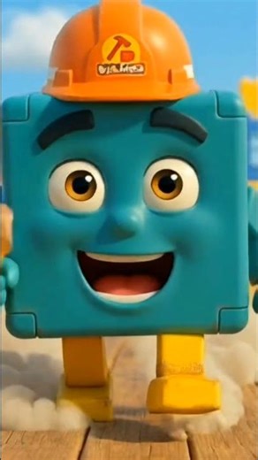 Square in Shape Town 🟨 | Learn Square Shape for Kids #shorts