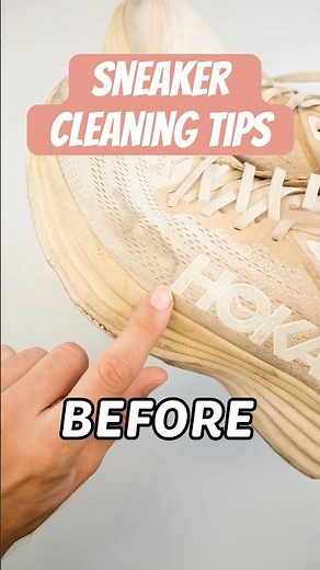 Sneaker Cleaning Tips From A Dry Cleaner #laundry #sneakers