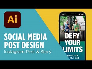 Design Instagram Content in Illustrator | Full Process