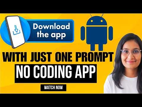 Build Android Apps in 5 Minutes with AI | No Code, Just a Prompt!