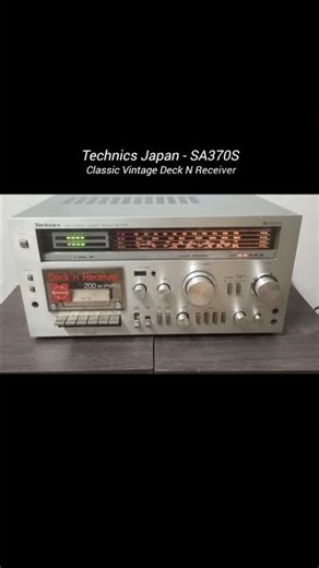 Technics SA370S #bollywoodsongs #radio #cassetteplayer #hifiaudio #tapedeck #vintage