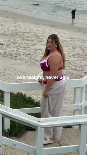 Sexy Chubby Beach Model Boobs Show in Bikni Hot Big Booty #model #BBW #chubby