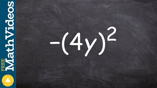 Simplify an expression by rewriting a negative as the product of negative