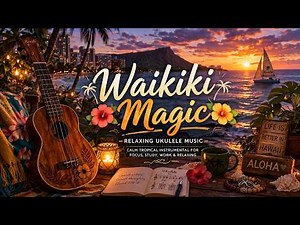 Waikiki Magic | Relaxing Ukulele Music for Sleep, Focus, Study & Relaxation