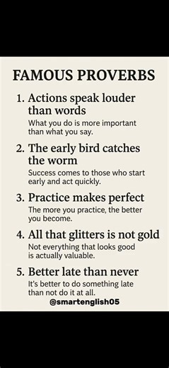 Want to sound smarter in English? Learn this famous proverb! 💡🗣️ #english #dailyenglish #vocabulary