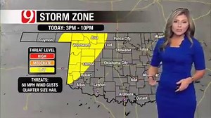 CHANCE OF STORMS: Good morning, Oklahoma. Here is your Saturday morning forecast with Cassie Heiter #okwx | KWTV - NEWS 9