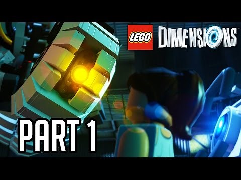 LEGO Dimensions Portal Gameplay Walkthrough Part 1 - GLADOS & WHEATLEY!! (LEGO Portal 2 Level Pack)