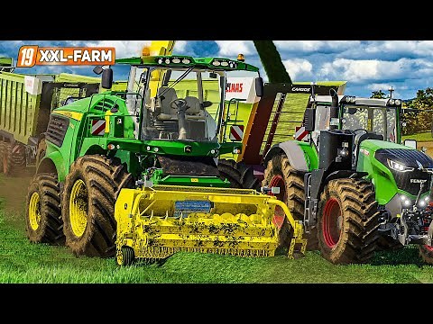 LS19 XXL Farm 2 #37: Massen an SILOGRAS abfahren für die BGA! | FARMING SIMULATOR