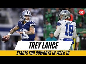 Trey Lance Starts for Cowboys in Week 18 vs. Commanders, Prevents Cooper Rush's Bonus