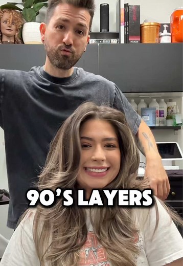 Jennifer Aniston-Inspired 90's Layered Haircut Tutorial