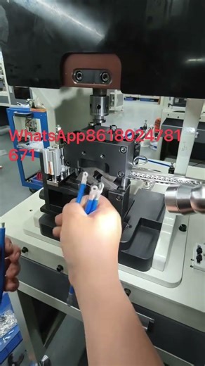 Semi Automatic vibration feeding terminal crimping machine crimping for cable lug with hexagon shape