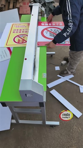 banner Pvc Cutter Slitting Cutting machine for signs