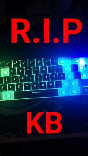 Broke my 5th keyboared this year.