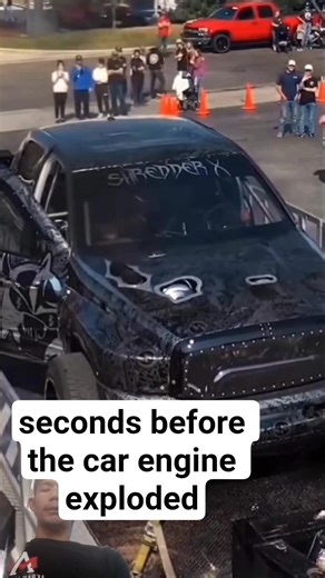 the car engine exploded #carengine