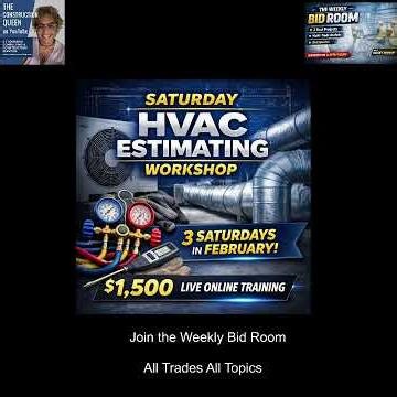 HVAC ESTIMATING WORKSHOP (FEBRUARY)