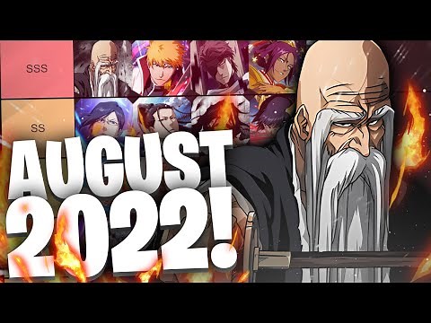 AUGUST 2022 BEST PVE UNITS FOR EACH ATTRIBUTE TIER LIST! Bleach Brave Souls!
