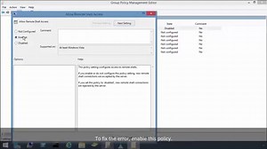 The WS-Management service cannot process the request. The service is configured to not accept any remote shell requests.