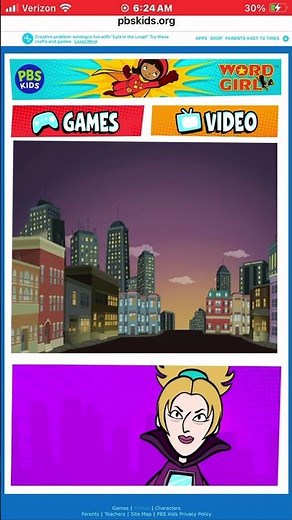 WordGirl PBS Kids Website (2011 Present) [UPDATED]