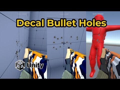 Unity FPS Tutorial | Better Bullet Holes Using Decals (Impact Effects Upgrade)