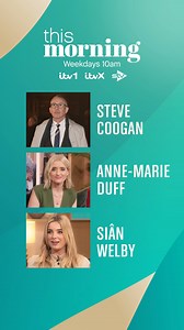 We’ve got a fabulous Friday show lined up for you… 🐧 Steve Coogan talks new movie Penguin Lessons 🤩 Anne-Marie Duff shares the details of her new TV drama ✨ Siân’s got all the latest showbiz gossip All that and so much more with Dermot and Josie from 10am on ITV1, STV and ITVX! | This Morning