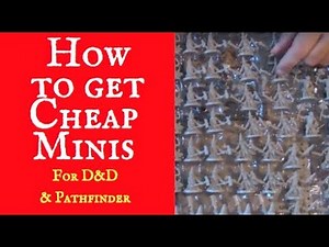 DungeonCraft #43: How to Get Cheap Minis for D&D & Pathfinder!