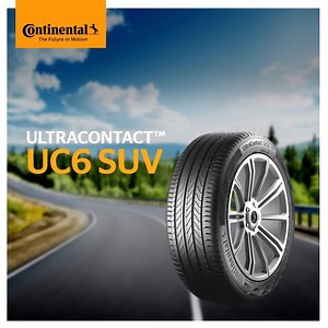 SUV vehicles are normally heavier vehicles with a higher centre of gravity than passenger cars. Our UltraContact™ UC6 SUV is designed for increased stability and stiffness to counteract your SUV’s higher centre of gravity for a safer ride. #RubberMeetsRoad #WhenSafetyCounts #WhenPerfectionCounts #UltraContactUC6SUV | Continental Tyres