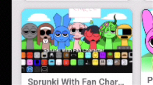 Sprunki With Fan Character（第一阶段）