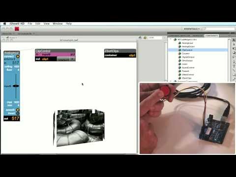 NETLab Toolkit Demo 1 - The basics of hooking a sensor to an Ardiuno to Flash