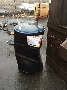 Flash Explosion Sends Drum Containing Methanol 20 Feet, Ignites Fire