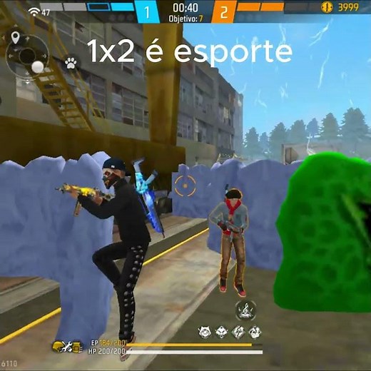 AP 2X2 COM OS BOT #freefire #apostado #viralvideo