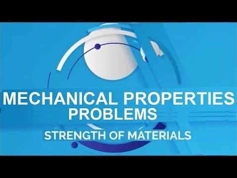 Strength of Materials PS04 - MECHANICAL PROPERTIES PROBLEMS