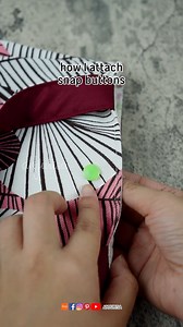 Snap buttons giving you trouble? Let me show you a quick and easy way to attach them. ✂️✨ #SewingTips #SnapButtons #SewingProjects #FabricCrafts #HandmadeHacks | Anjurisa