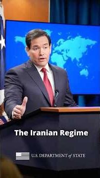 “Our problem with the Iranian regime..." — Secretary Rubio
