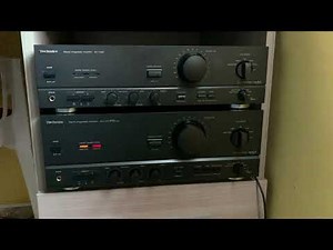 Amplifier Technics SU-V570 PXS Cap. & Technics SU-V460