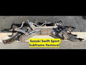 Suzuki Swift Sport front Subframe Removal