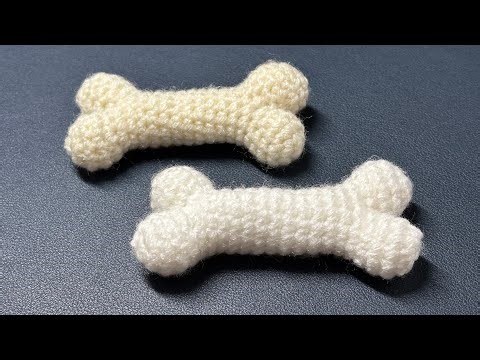 Crochet Dog Bone (No Sew)