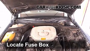 Interior Fuse Box Location: 1981 Mercedes-Benz 380SEL 3.8L V8 Sedan (4 Door)