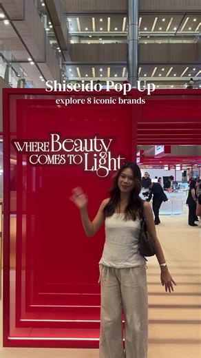 explore 8 iconic beauty brands with shiseido 💋 from makeup & skincare to fragrances, there’s literally SO much to browse & try in one place 👀 📍 paragon atrium, level 1 📅 till 27 sept @SHISEIDO Singapore @NARS Cosmetics @Clé de Peau Beauté @ANESSA Official Singapore @IsseyMiyakeParfums @narcisorodriguezparfums #skincare #popup #beauty