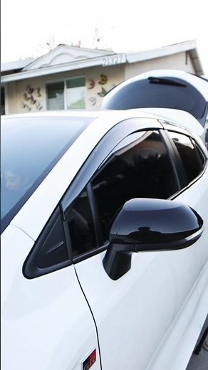Installing Window Visors on my GR COROLLA #wellvisors
