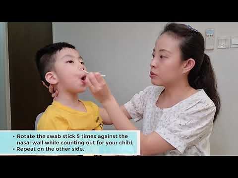 Care-provider-administered Antigen Rapid Test (ART) for children aged 2 to 7 years