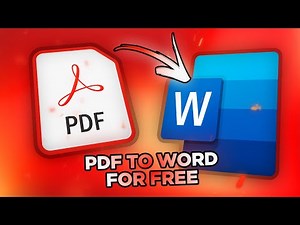 How to Convert PDF Files to Editable Word Documents [FREE]