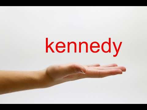 How to Pronounce kennedy - American English