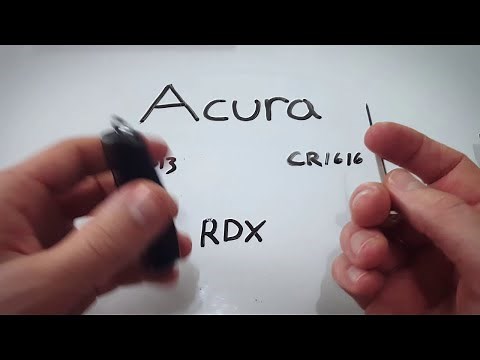 Acura RDX Key Fob Battery Replacement (2007 - 2013)