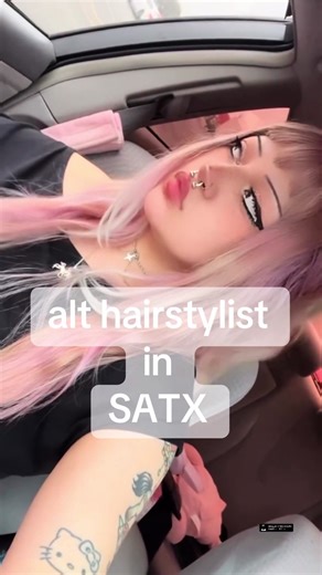 alternative hairstylist in SATX, specializing in alt cuts, mods, vivid colors⚔️ join the cult ⚔️ link in insta bi0! #sanantoniohairstylist #althairstylist #sanantonio #mods #alt