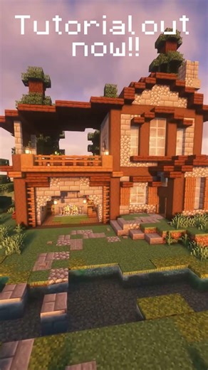 How to Build a Minecraft Cabin! Available Now! #minecraft #mctutorial #minecraftguide #fyp