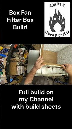 Box Fan Filter Box for Shop and Home Use