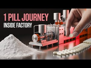 INSIDE AN AUTOMATED PHARMACEUTICAL FACTORY: The Journey of a Single Pill (FULL PROCESS)