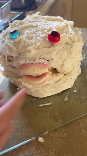 Cursed Hedgehog Birthday Cake DIY