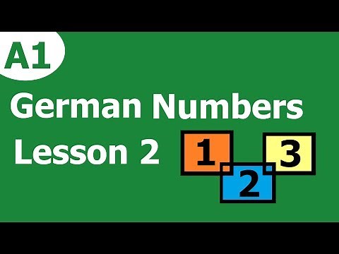 German Numbers | Lesson 2 | A1