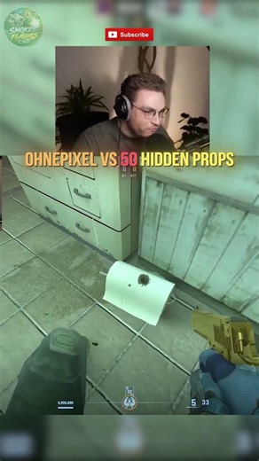 OhnePixel vs 50 Hidden Props in CS2 👀 #cs2 #csgo #cs2memes #prophunt #shorts